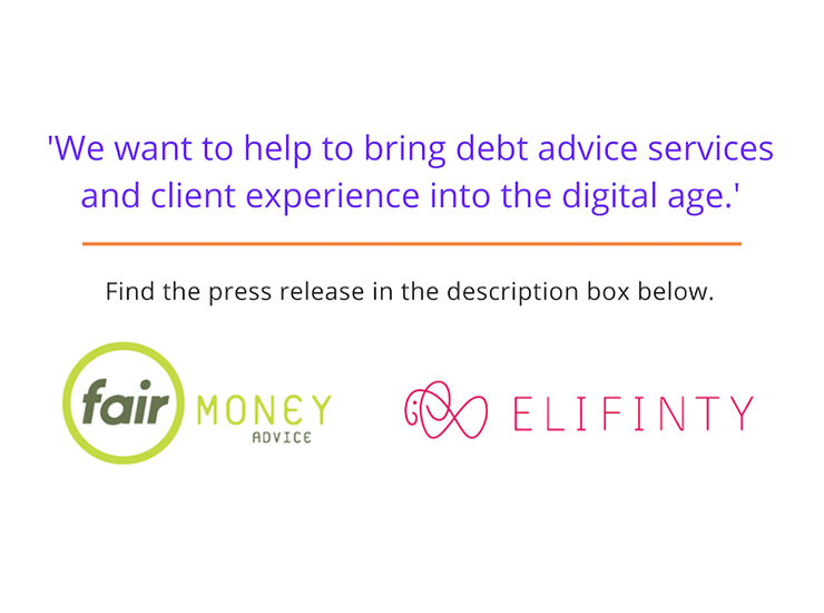 Elifinty & Fair Money Advice partner to disrupt debt advice space